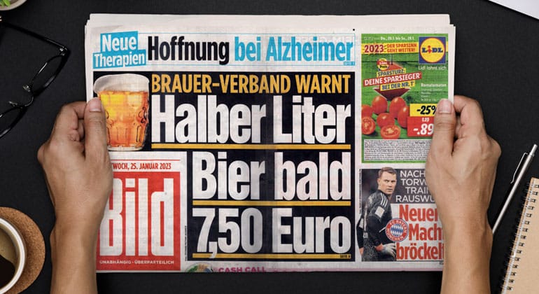 Hoffnung bei Alzheimer - Bild-Zeitung - 25.01.2023 - Alzheimer Deutschland