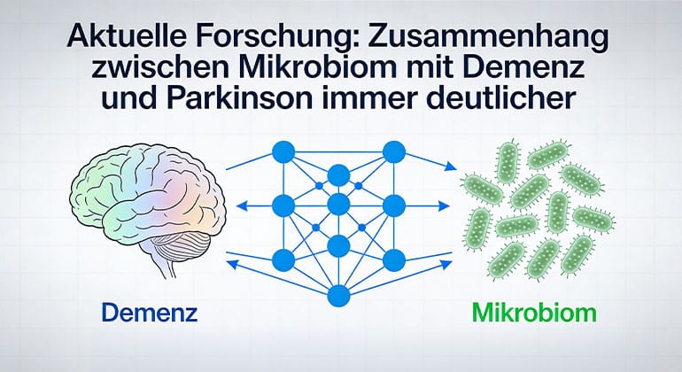Zusammenhang zwischen Mikrobiom, Demenz und Parkinson - Alzheimer Deutschland