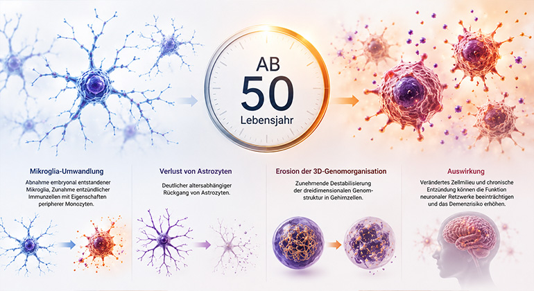 Alzheimer: Ab 50 deutliche Veränderungen im Gehirn